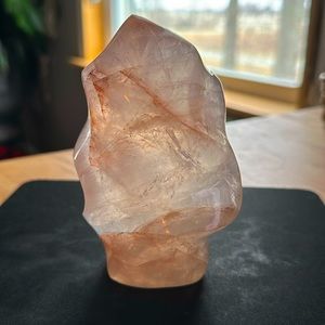 Beautiful fire quartz flame